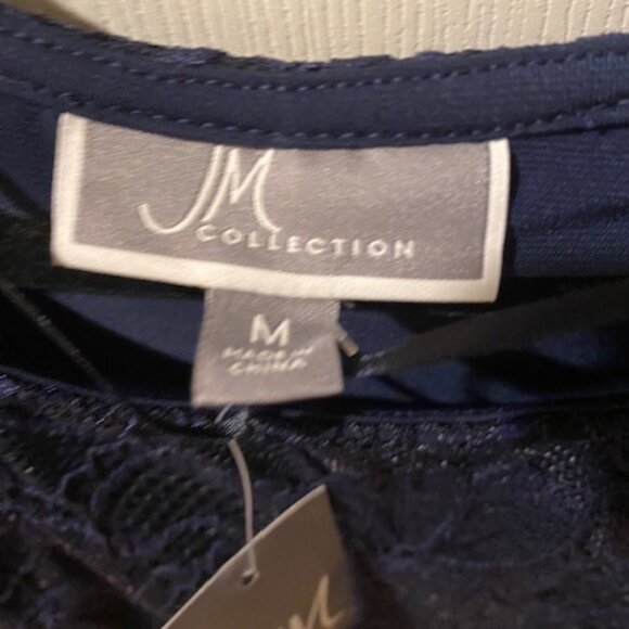 JM collection blue top Medium - Picture 3 of 4